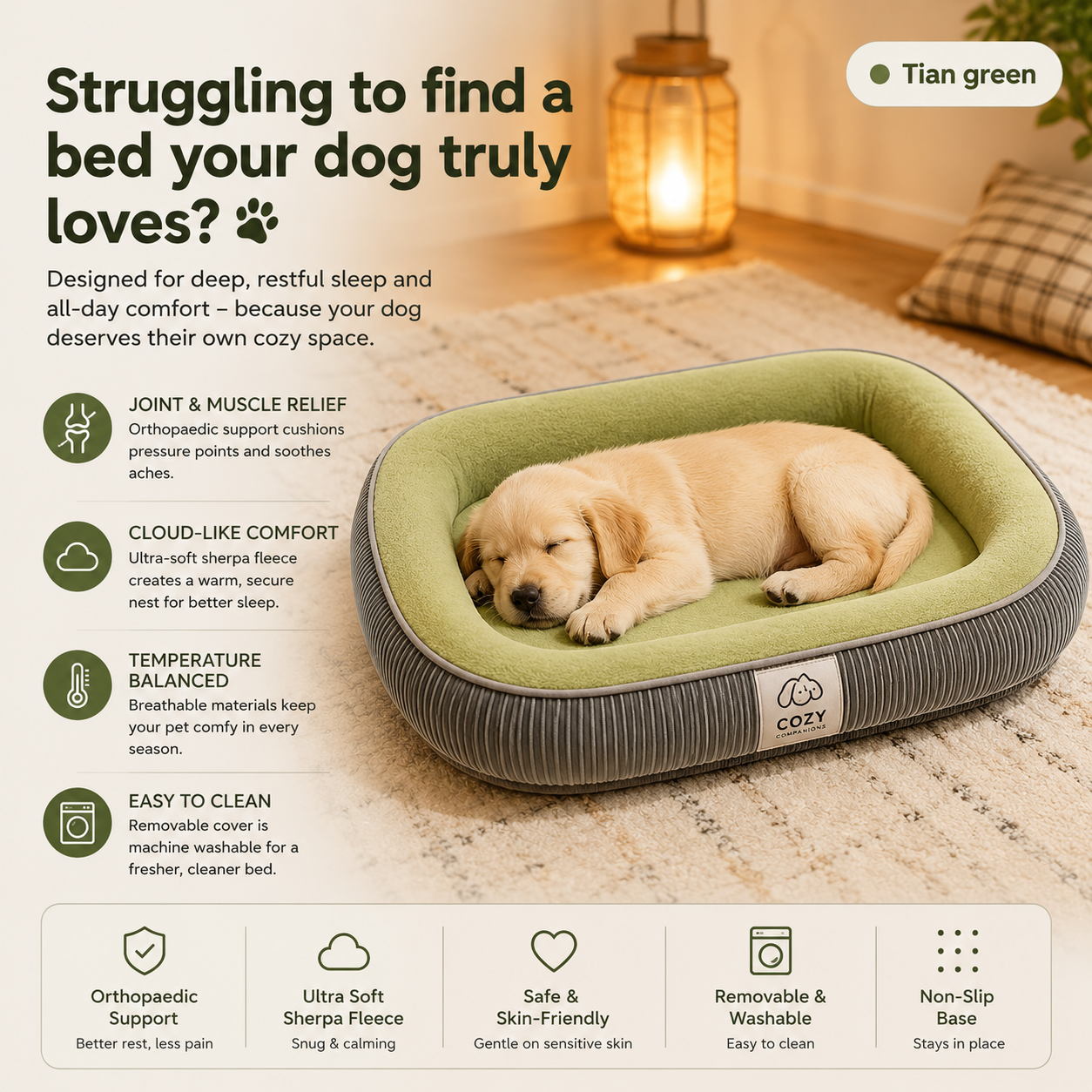 CozyNest Lounge Bed