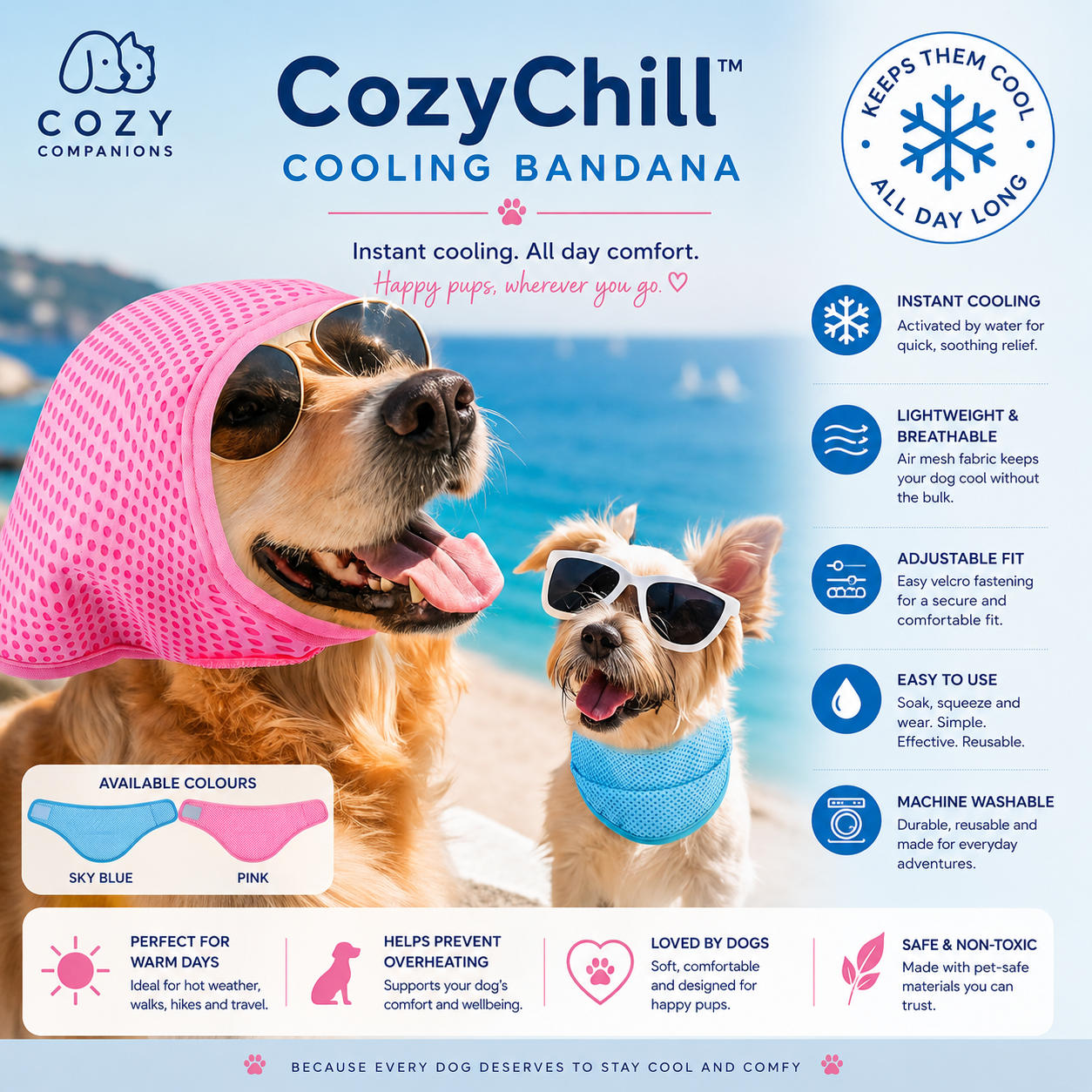 CozyChill Cooling Bandana