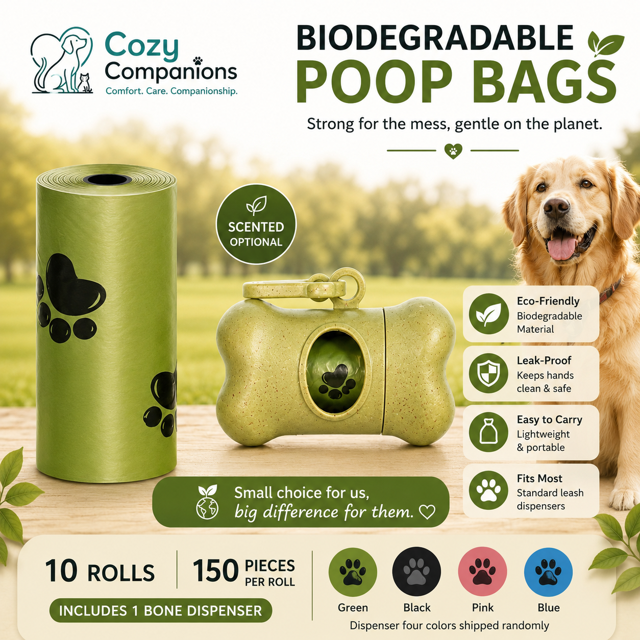 Cozy Companions Waste Bag Refills